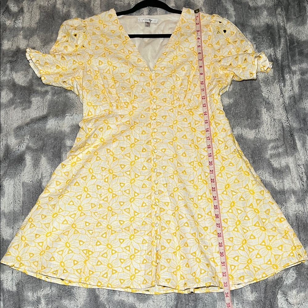 Ever New "Saffron" Broderie Mini Sun Dress Size 10 - Picture 5 of 11